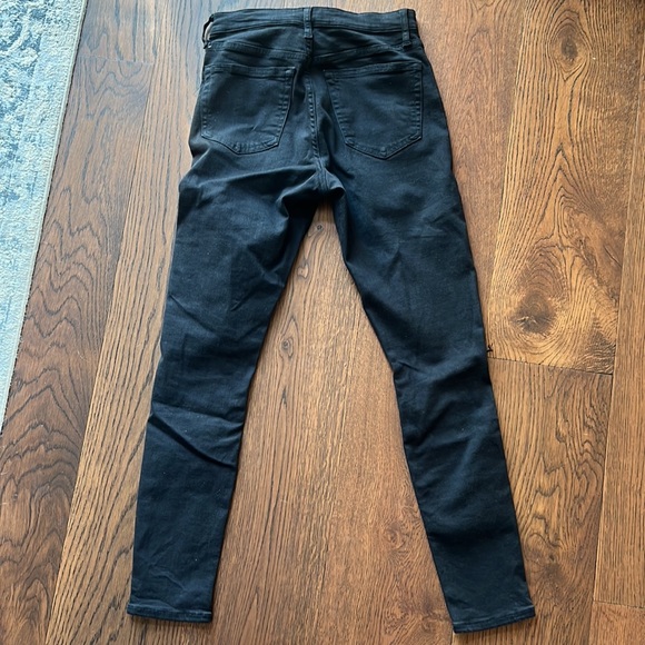 Topshop Jamie High Waist Ripped Skinny Jeans - Picture 6 of 7